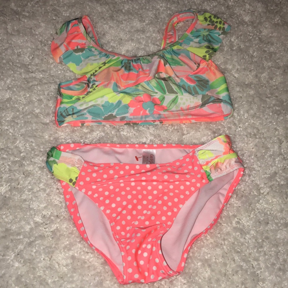 Cat and jack tropical swim suit. XL